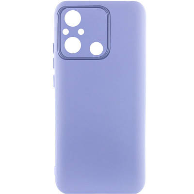 Чехол Silicone Cover Lakshmi Full Camera (A) для Xiaomi Redmi 12C Full camera, Бузковий / Dasheen