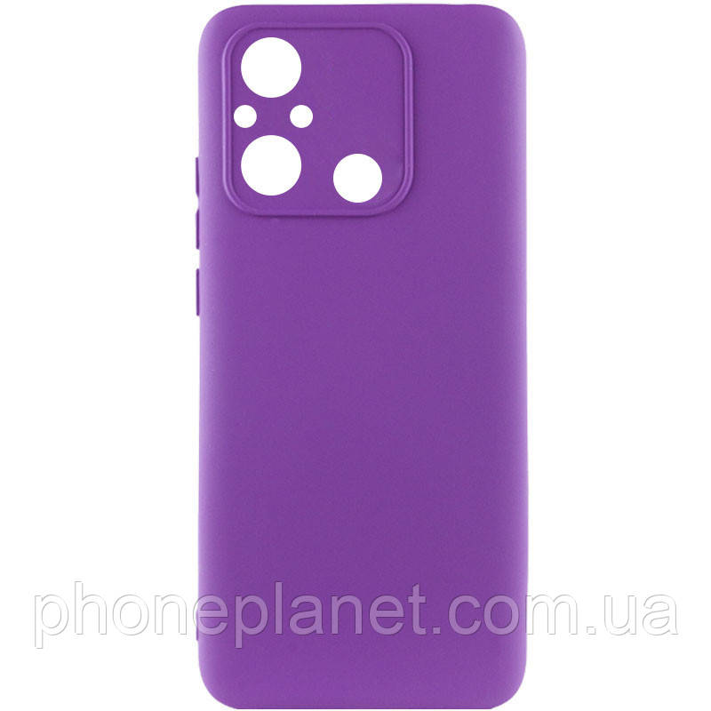 Чехол Silicone Cover Lakshmi Full Camera (A) для Xiaomi Redmi 12C Full camera, Фіолетовий / Purple