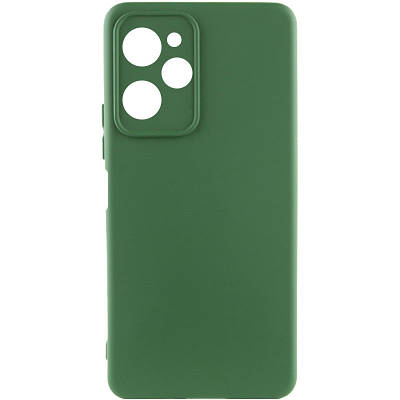 Чехол Silicone Cover Lakshmi Full Camera (A) для Xiaomi Poco X5 Pro 5G Full camera, Зелений / Dark green