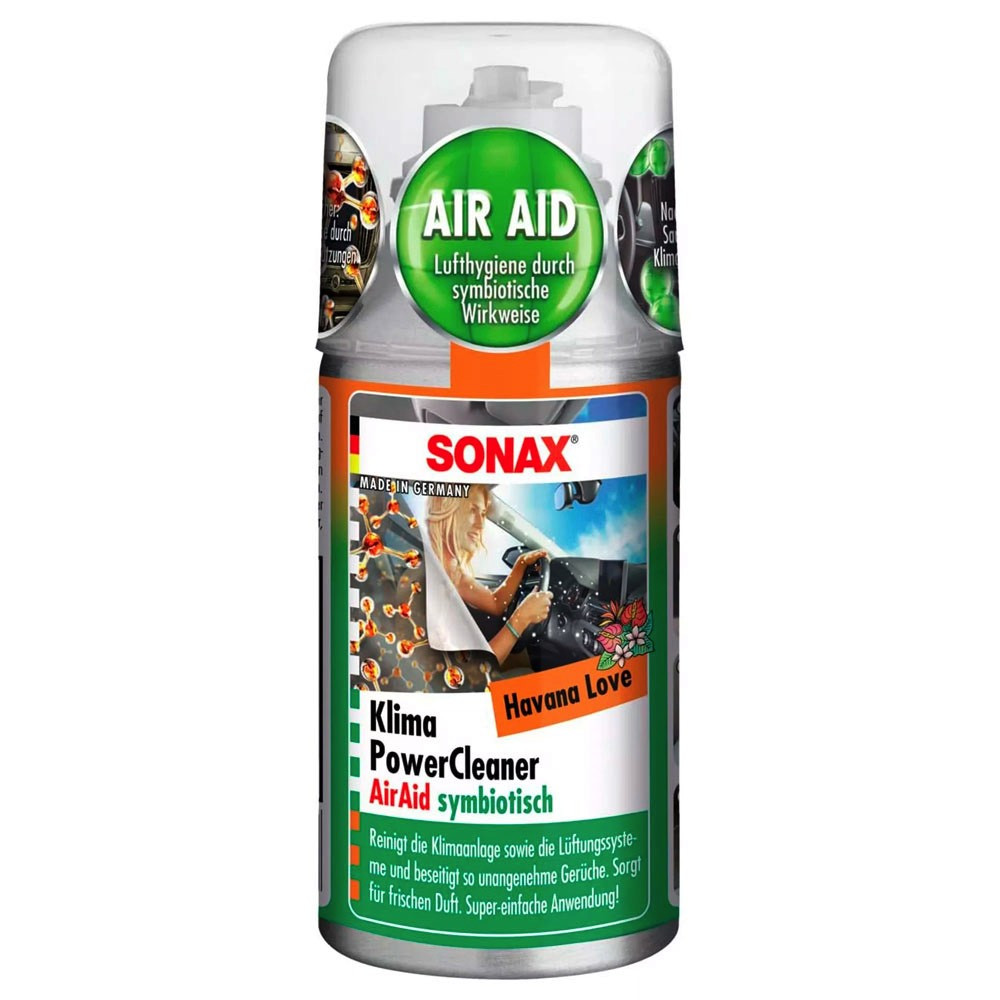 Очисник кондиціонера антибактеріальний - Sonax Klima Power Cleaner Air Aid "Havana Love", 100 мл. (323800)