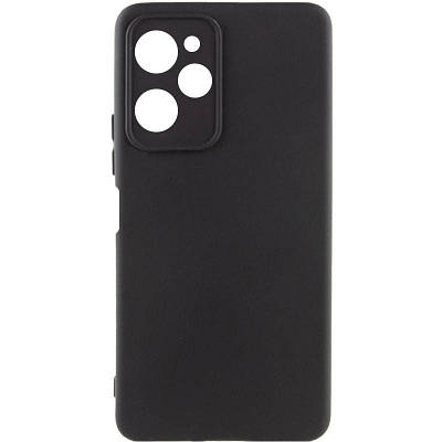 Чехол Silicone Cover Lakshmi Full Camera (A) для Xiaomi Poco X5 Pro 5G Full camera, Чорний / Black