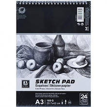 Альбом "Sketch Pad" А3 24 аркуша 160 г/м2 6002-S