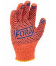 Рукавички робочі ПВХ точкою в'язані
