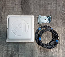 Антена панельна "TERA" 2x16дБ з кабелем RG58 50 Ом 2 по 10 метрів