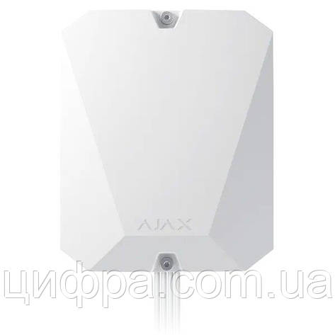 Гібридна централь Ajax Hub Hybrid (4G) white, фото 1