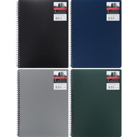 Книжка записна А4 MICRO 80л., пласт.обл., спіраль МІКС TA4380-810 MZOPT