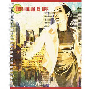 Книжка записна В5 48л на спіралі, клітина TB5248 MZOPT, фото 4