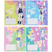 Зошит кольоровий 12 аркушів, лінія 3499 D MZOPT