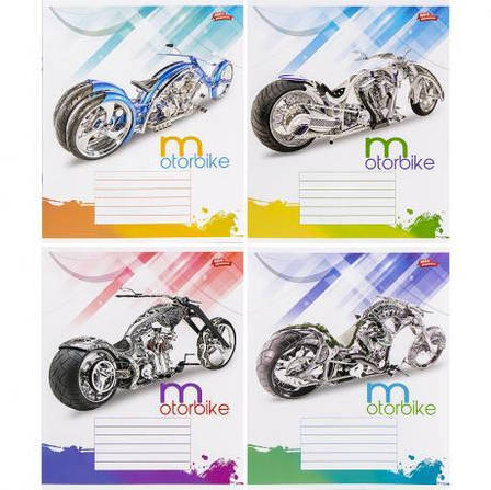 Зошит кольоровий 12 аркушів, лінія 3498 M MZOPT, фото 1