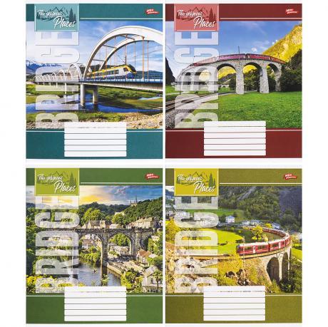 Зошит кольоровий 18 аркушів, клітинка 3427 N MZOPT