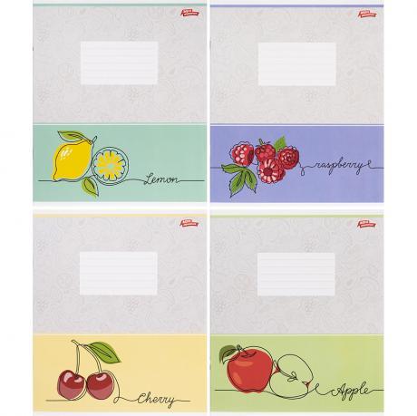 Зошит кольоровий 18 аркушів, лінія 3439D MZOPT