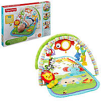 Fisher Price CDN47 Розвивальний килимок 3-в-1 Тропічні друзі