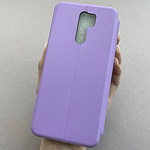 Чохол-книга для Xiaomi Redmi 9 книжка з підставкою на телефон сяомі редмі 9 світло-бузкова stn, фото 3