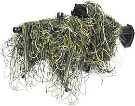 Маскувальна сітка для гвинтівки Ghillie синтетична з еластичним ременем