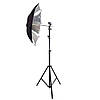 Набір студійного світла Prolight 300 Вт. 5500К із парасольками на відображення 84 см, фото 3