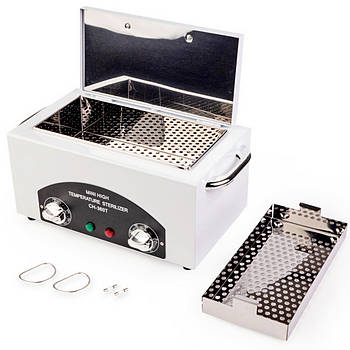Сухожарова шафа CH-360T Exclusive Chrome / Сухожар для інструментів / Стерилізатор для манікюру