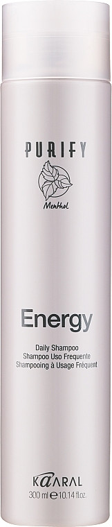 Енергетичний шампунь з екстрактом ментолу KAARAL Energy (300мл.)