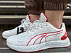Чоловічі кросівки SUPOR, A2310-5, білі з червоними вставками, фото 2