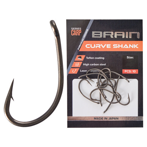 Крючок Brain Curve Shank #4 (10 шт/уп)