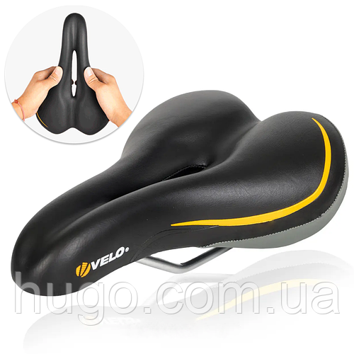 Купить Седло велосипедное 26' «VELO» с дыркой / Спортивное сиденье на ...