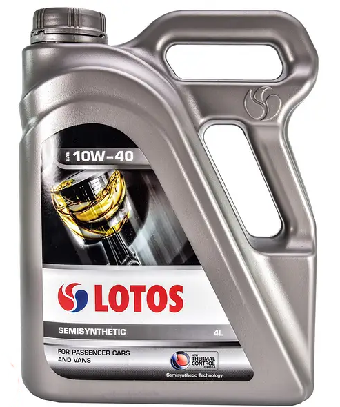 Напівсинтетична моторна олива LOTOS 10w40 Semisynthetic SN, A3/B4 (4 л), фото 1