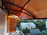 Полікарбонат стільниковий (ячковий) SOTON бронзовий 6 мм, фото 10