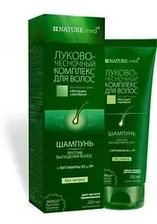 Nature Med Шампунь д/волосся Цибульно-часниковий комплекс 200 мл