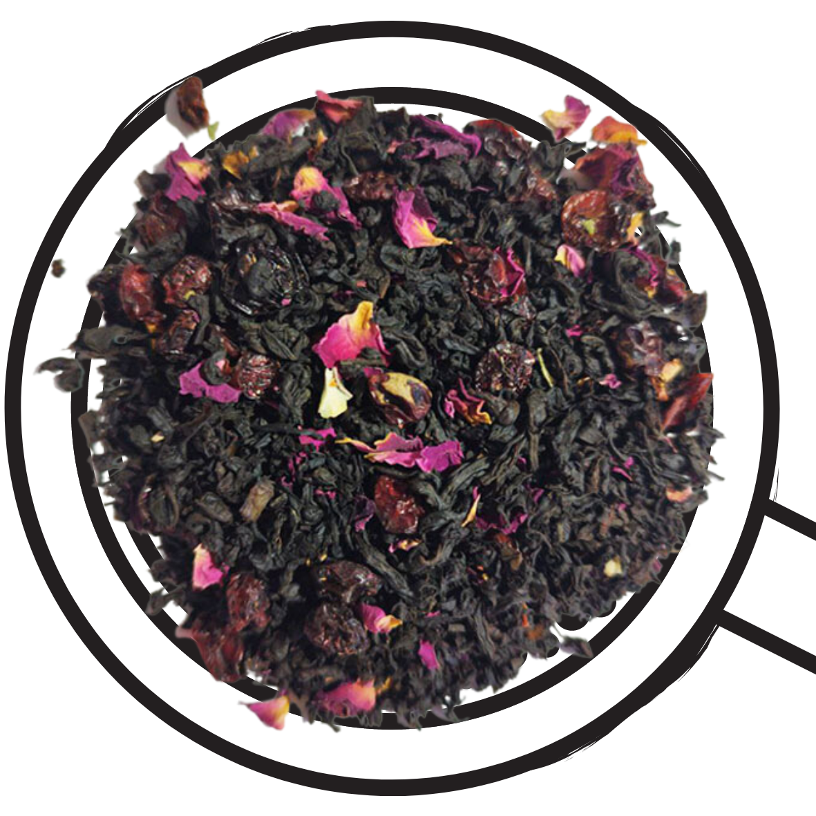 Чай чорний середньолистовий ароматизований «Червона калина», 1кг