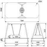 Гойдалка на металевих стійках "Гніздо Лелеки" SiverSport KID3003, фото 2