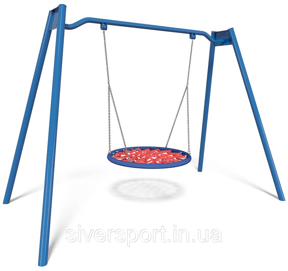 Гойдалка на металевих стійках "Гніздо Лелеки" SiverSport KID3003, фото 1