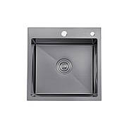 Кухонна мийка Kroner KRP Schwarze — 5050HM PVD (3.0/1.0 мм)