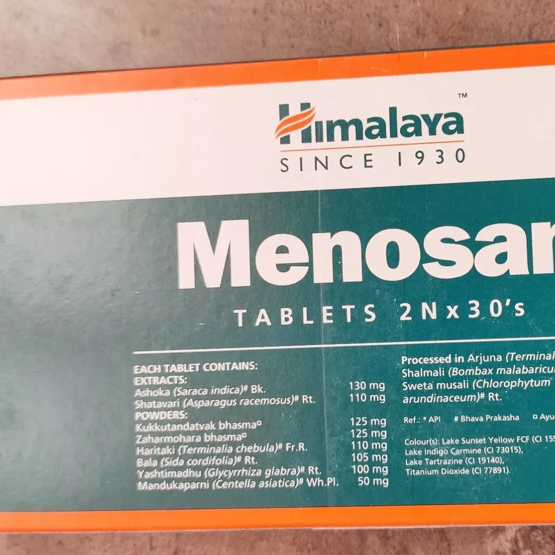 Menosan Меносан - регулює менопаузу, Himalaya Хималая, 60 таб.