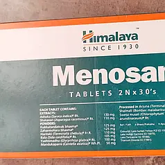 Menosan Меносан - регулює менопаузу, Himalaya Хималая, 60 таб.
