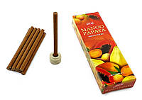 Безосновное благовоние Mango Papaya Dhoop HEM "Манго и Папайя" 25 г Индия