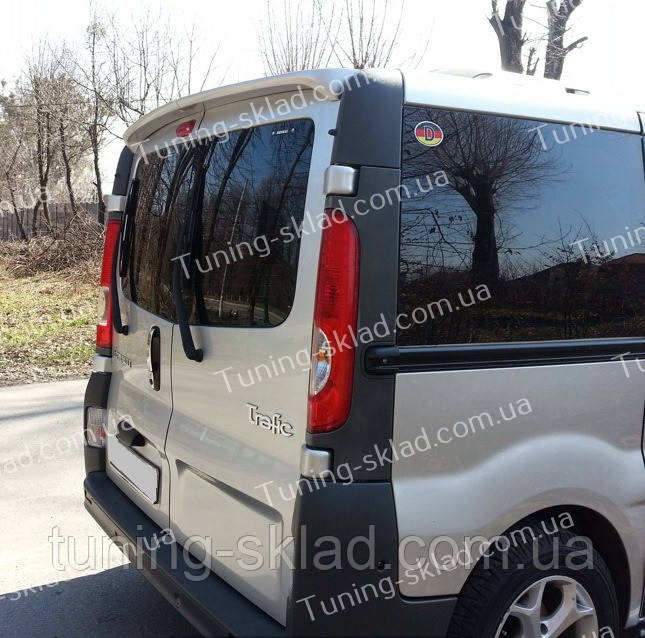 Спойлер Рено Трафик две двери (спойлер на заднюю дверь Renault Trafic распашенка) - фото 4 - id-p33652069