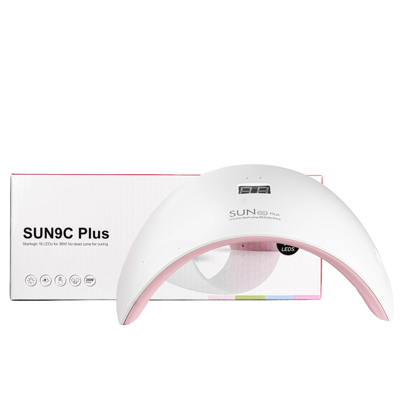 Лампа для сушіння гель-лаку SUN 9S Plus 18 Leds 36 W, фото 1