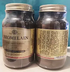 Bromelain, Бромелайн, Solgar, 500 мг,30 таблеток
