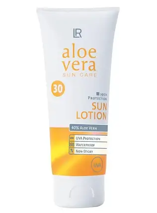 Aloe Vera сонцезахисний лосьйон SPF 30 від LR 100 мл, фото 2