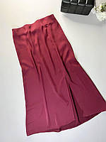 Женская юбка миди с разрезом расклешенного фасона Pink Woman (р. 44-48) 111623r