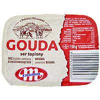 Крем-сир плавлений гауда Млековіта Mlekovita gouda 150g 12шт/ящ (Код: 00-00005122)