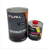 Polfill Грунт акриловый Polfill 5:1 Eco 0.75l чёрный!зат.0,15l (43139)