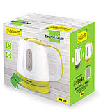 Електричний чайник 1 л дисковий Maestro MR-013-GREEN Електрочайник 1000 Вт для дому, офісу, дачі, фото 2