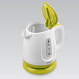 Електричний чайник 1 л дисковий Maestro MR-013-GREEN Електрочайник 1000 Вт для дому, офісу, дачі, фото 3