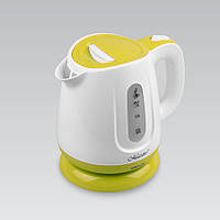 Електричний чайник 1 л дисковий Maestro MR-013-GREEN Електрочайник 1000 Вт для дому, офісу, дачі