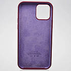 Чохол накладка Silicon Case для iPhone 12/iPhone 12 Pro Plum (тех.пакет), фото 2