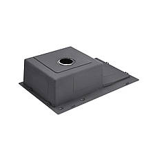 Кухонна мийка Kroner KRP Schwarze — 7849LHM PVD (3.0/1.0 мм), фото 6