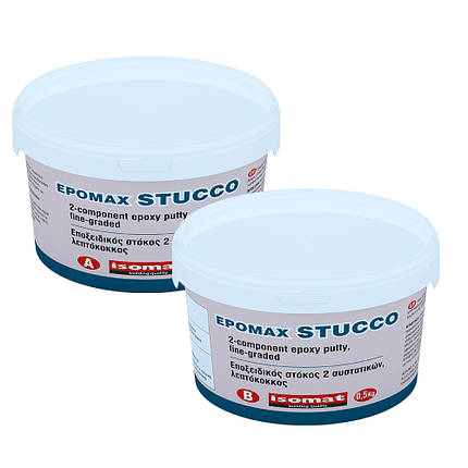 Епомакс-Штукко / Epomax-Stucco - двокомпонентна епоксидна шпаклівка надтонкого помелу (к-т 1 кг), фото 1