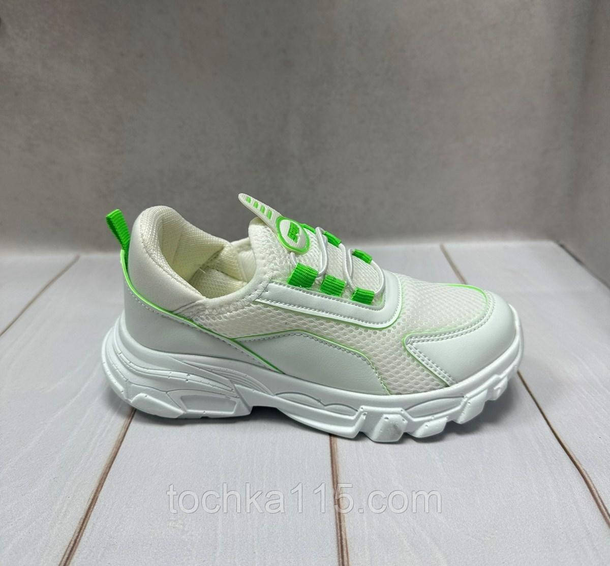 Легкі літні дитячі кросівки сітка Lafonten white білі  р33 і р.35