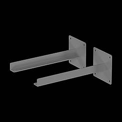 Кронштейн - Консоль 200х200х4 довжина 500 мм монтажна для встановлення кошика, екранів для зовнішніх блоків обладнання