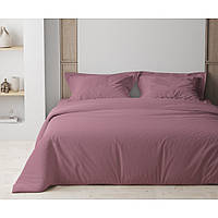 Комплект постельного белья полуторный тёмно-розовый однотонный (бязь)